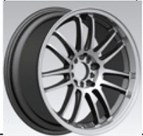 E443189502U3133-FLOW-FORMED alloy wheel