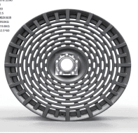 HJ0454-FORGED alloy wheel